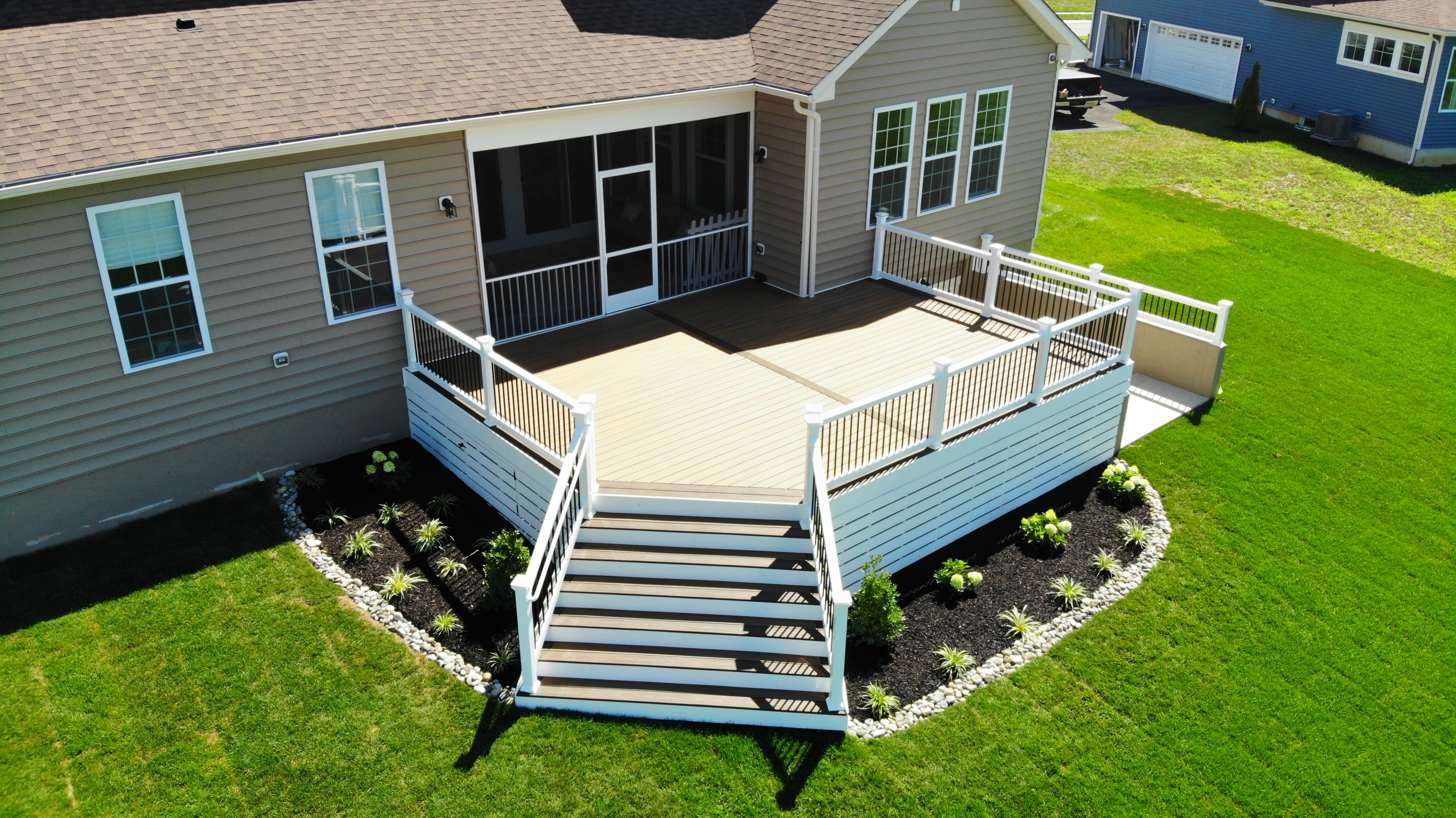deck done by EZ Exteriors in Bear